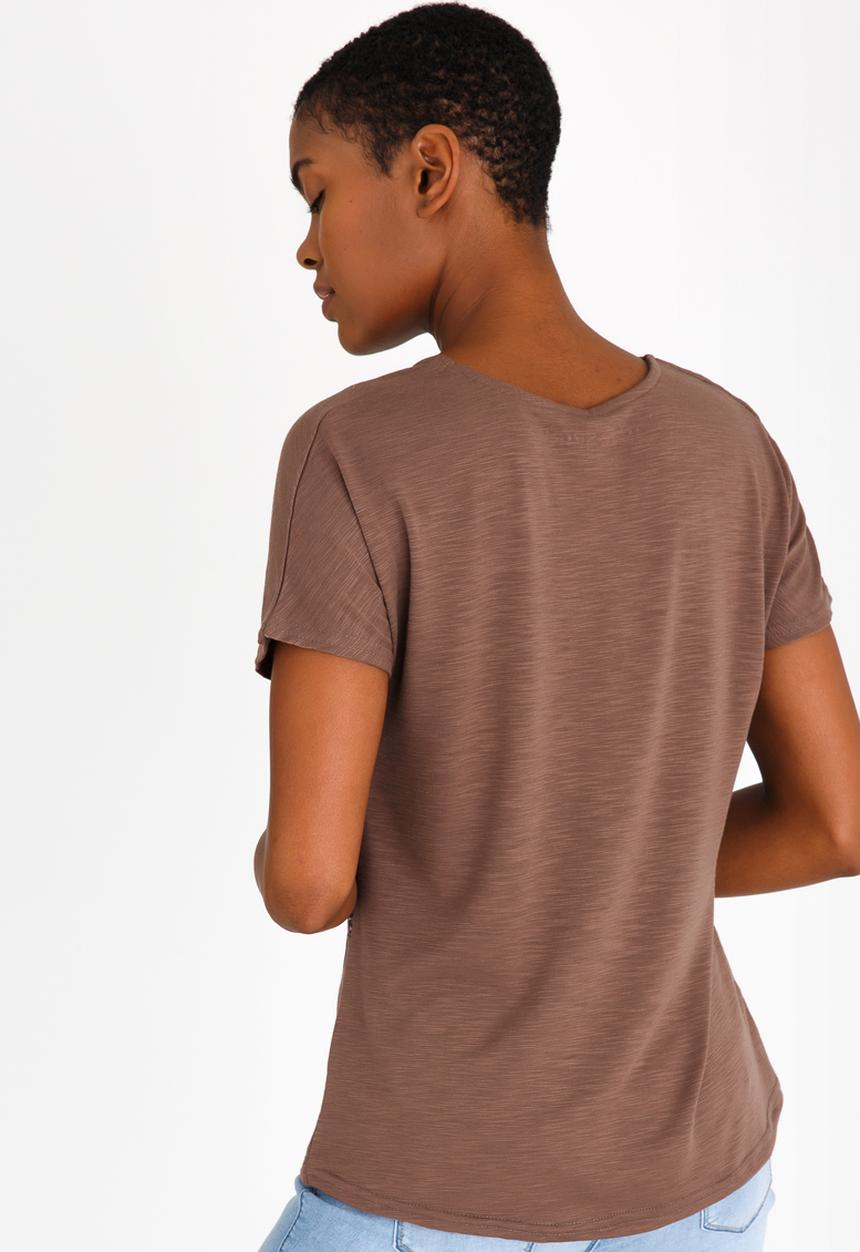 JEEP - Printed Fashion Top Brown