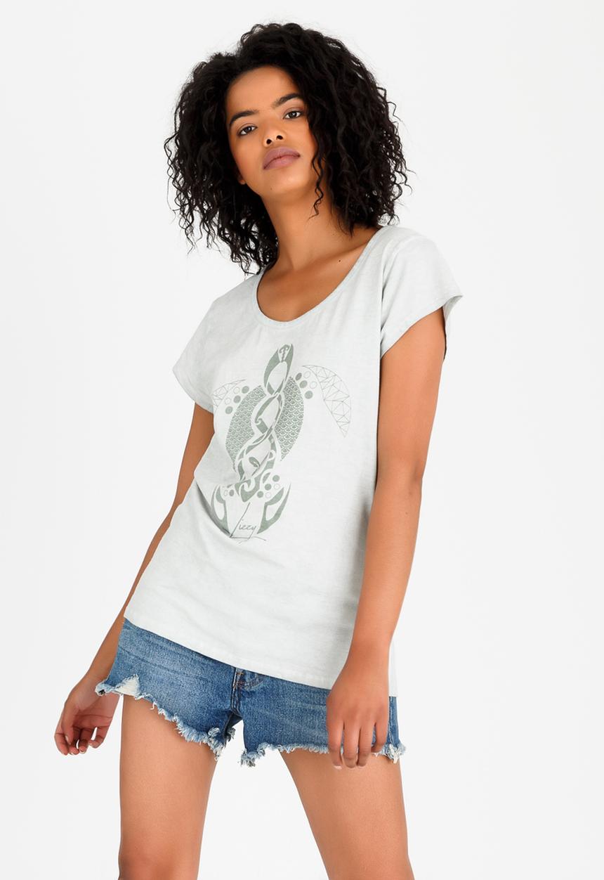 Lizzy - Sheena Tee Pale Grey
