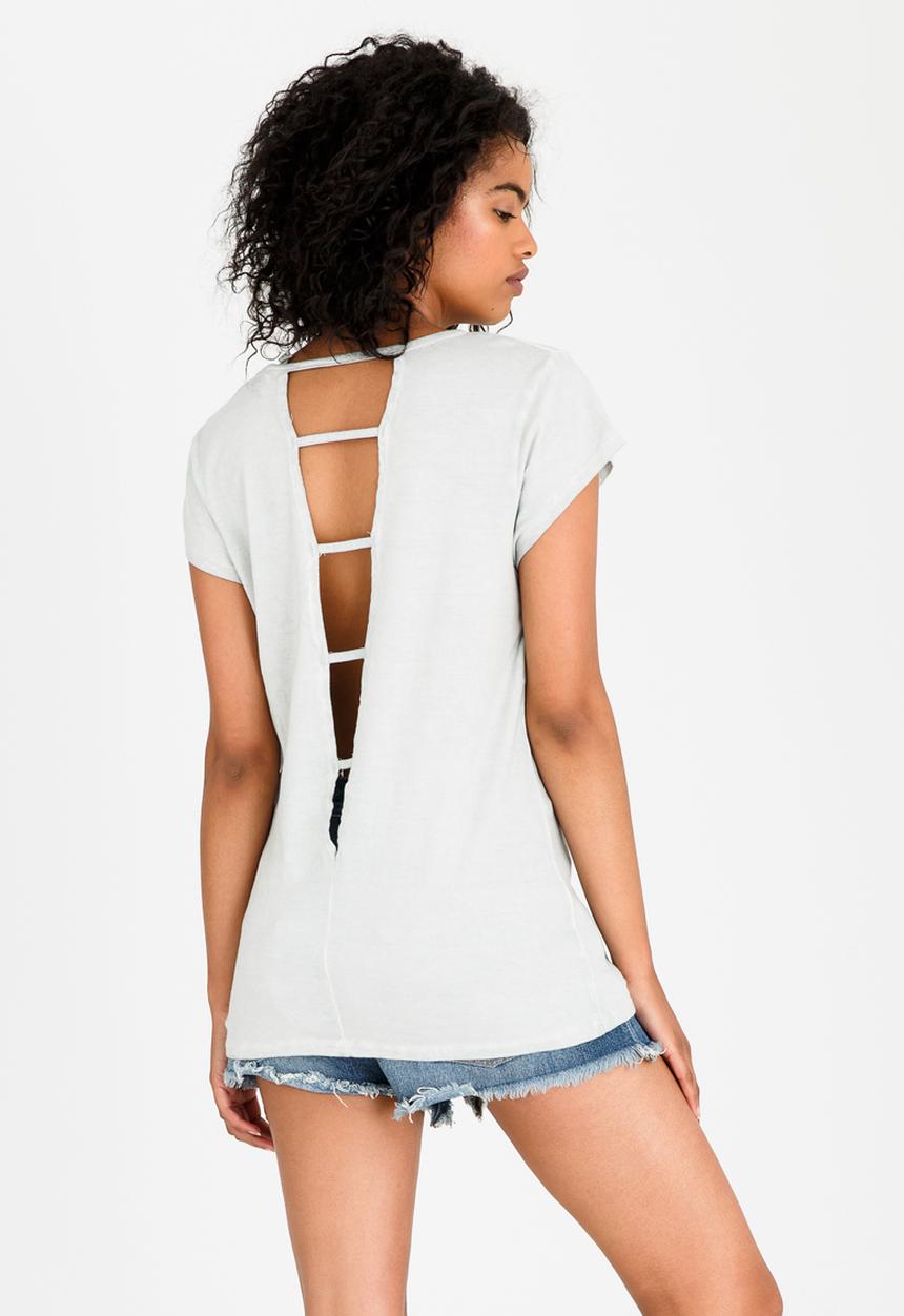 Lizzy - Sheena Tee Pale Grey