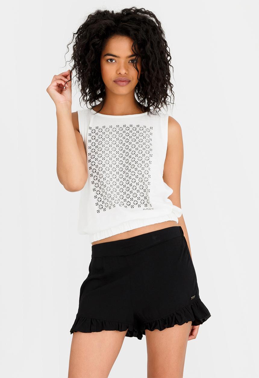 Roxy - Liberia Rules Tee Off White