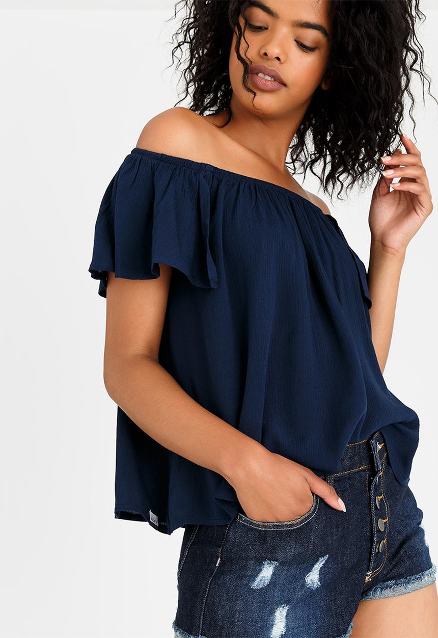Roxy - Princess in the Sea Top Navy
