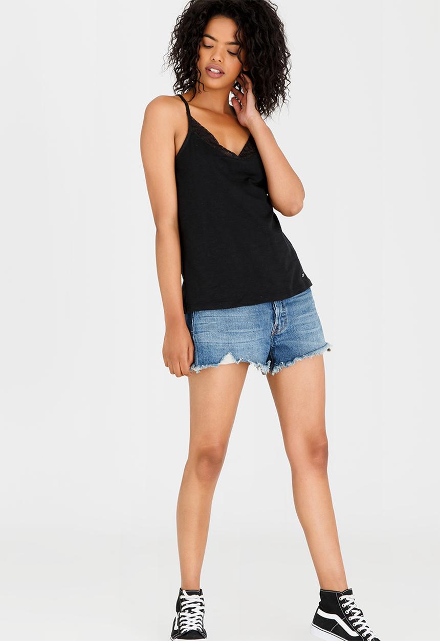 Roxy - Both Mine Strappy Vest Black