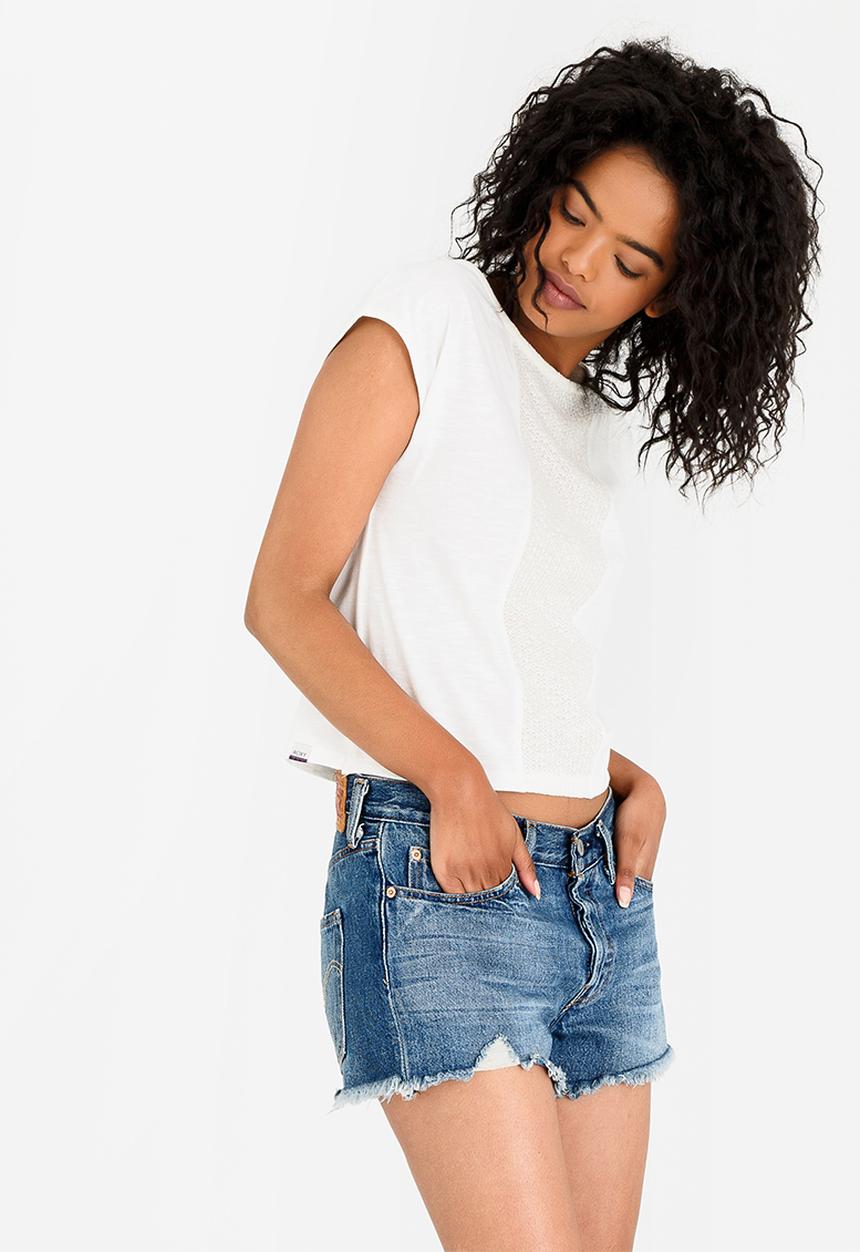 Roxy - Now I Do Tee Off White