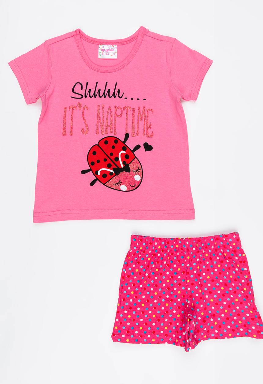 Twin Clothing - Ladybug PJ Set Multi-colour