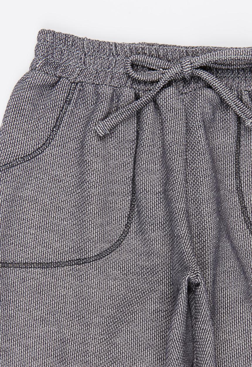 Rebel Republic - Knit Pull On Shorts Grey
