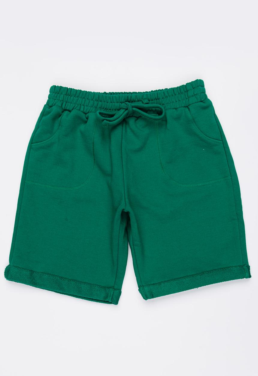 Rebel Republic - Knit Pull On Shorts Green