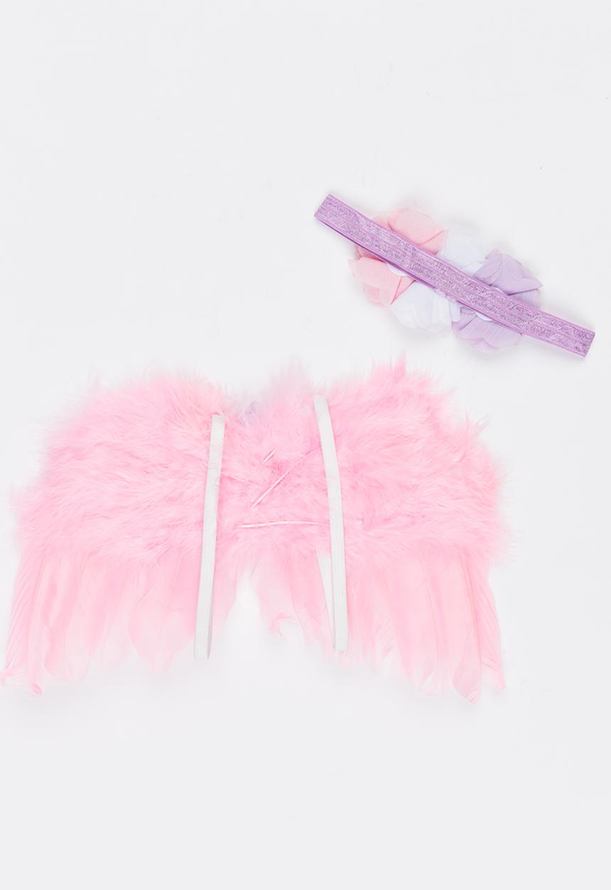 Pop Candy - Angel Wings and Headband Set Mid Pink