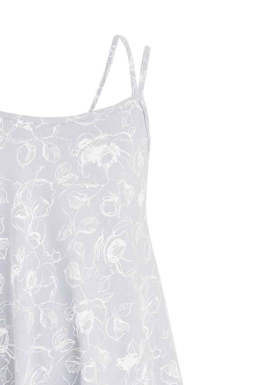 Rebel Republic - Hanky Hem Dress Mid Grey