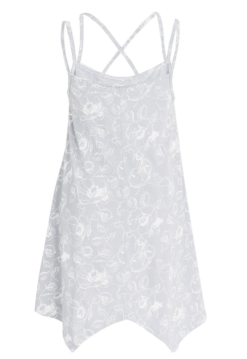 Rebel Republic - Hanky Hem Dress Mid Grey