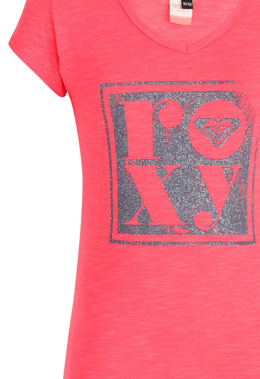 Roxy - Floating Bubble Tee Mid Pink