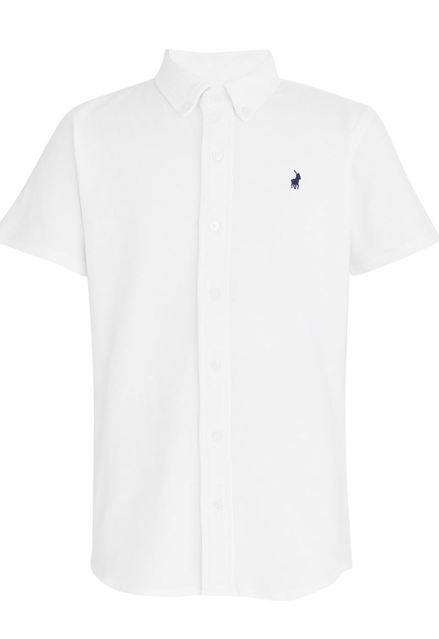 POLO - Nina SS Golfer White