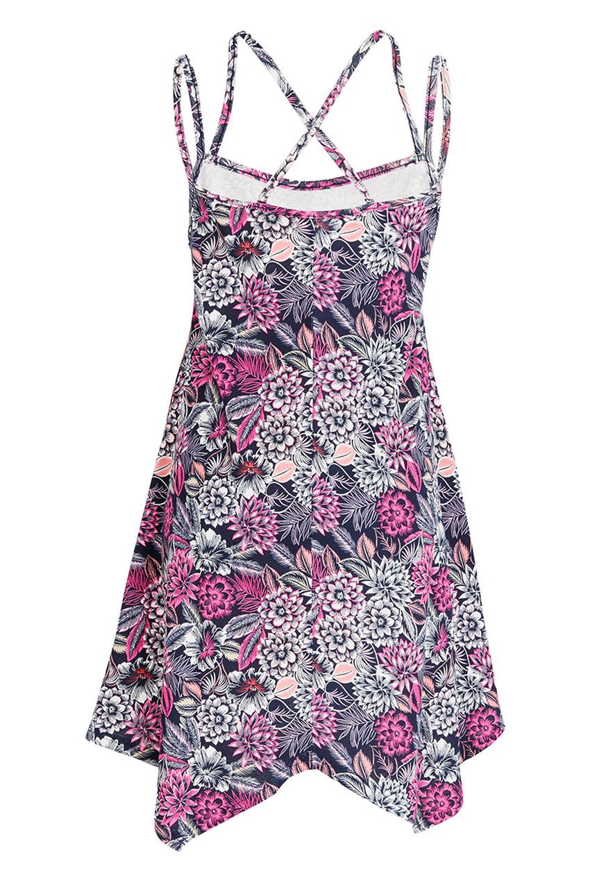 Rebel Republic - Hanky Hem Dress Multi-colour