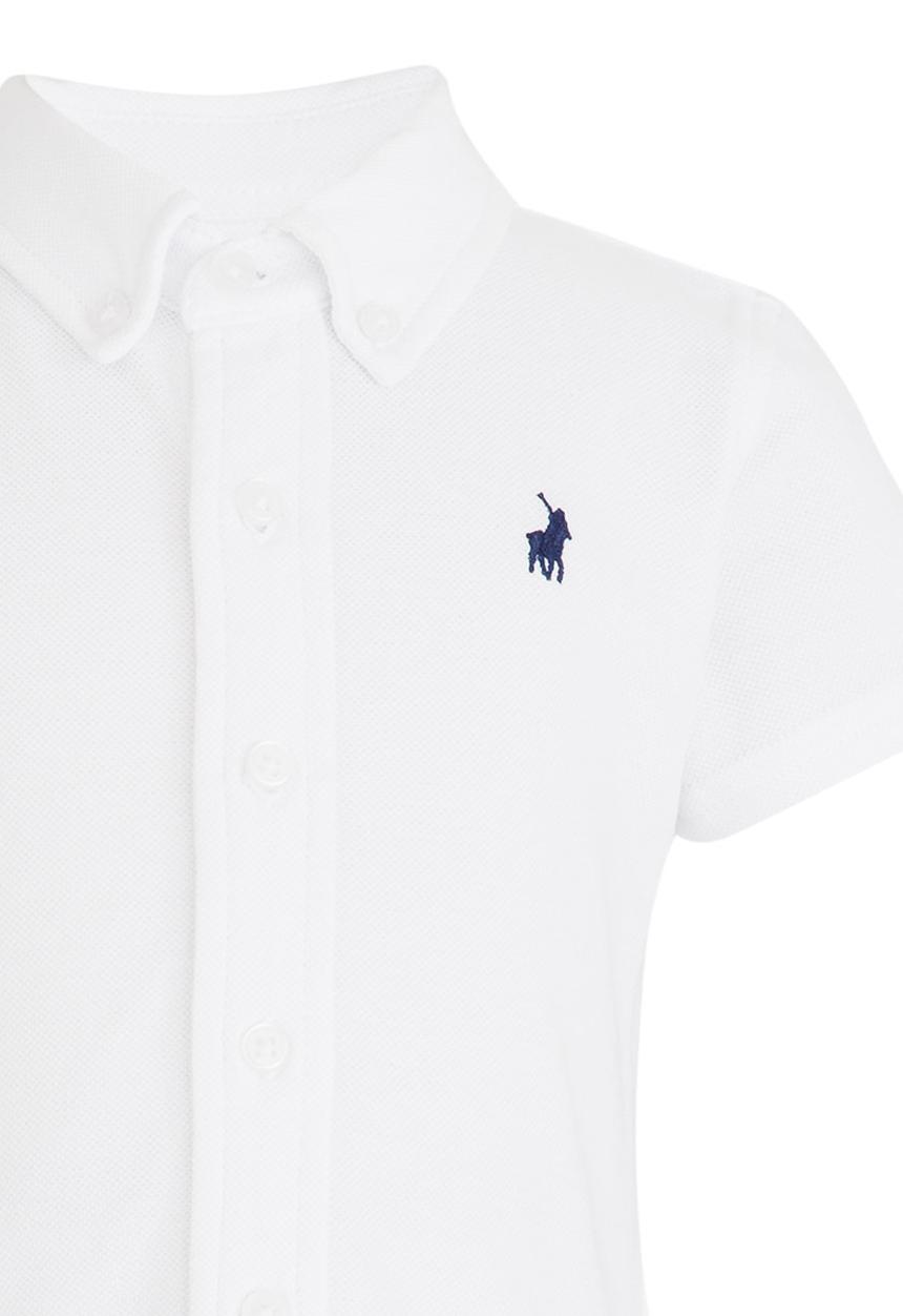 POLO - Nina SS Golfer White