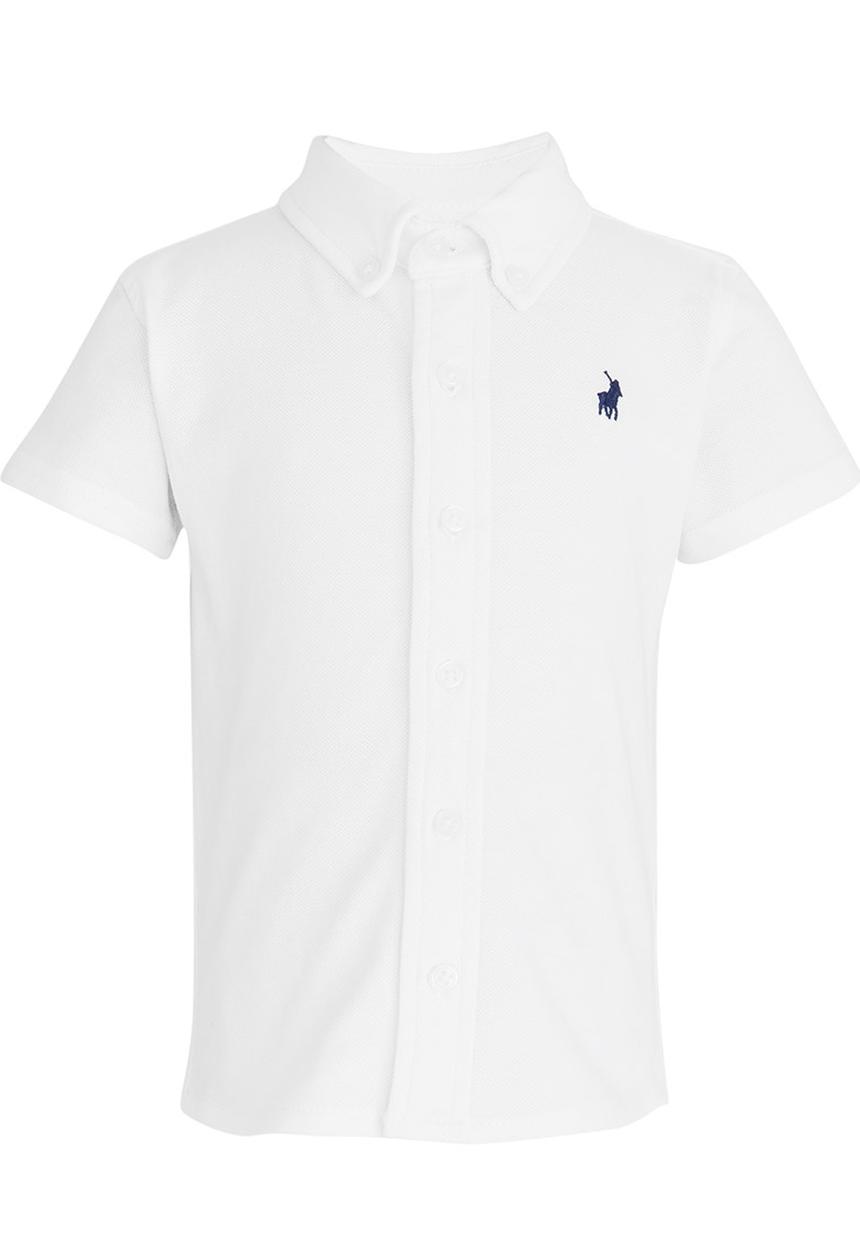 POLO - Nina SS Golfer White