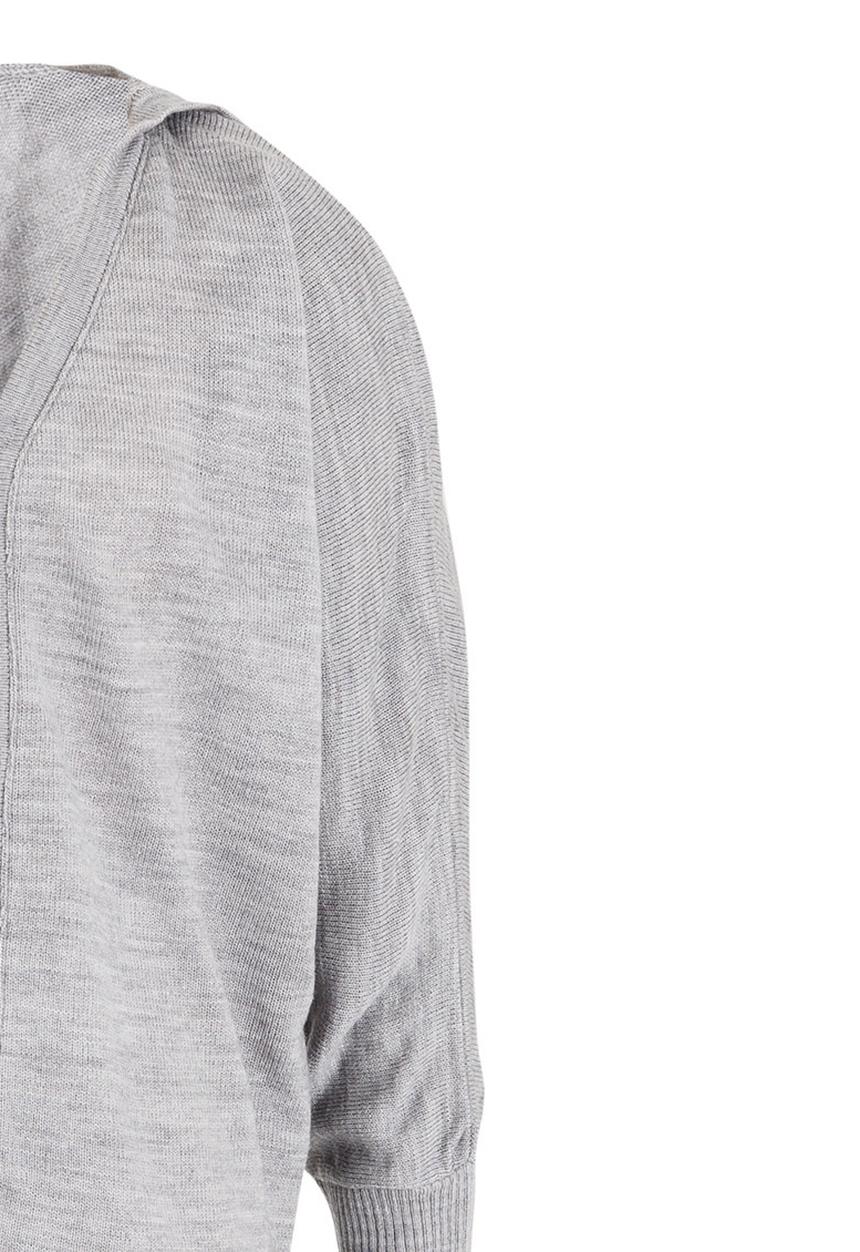 Rebel Republic - Hooded Cardi Grey Melange