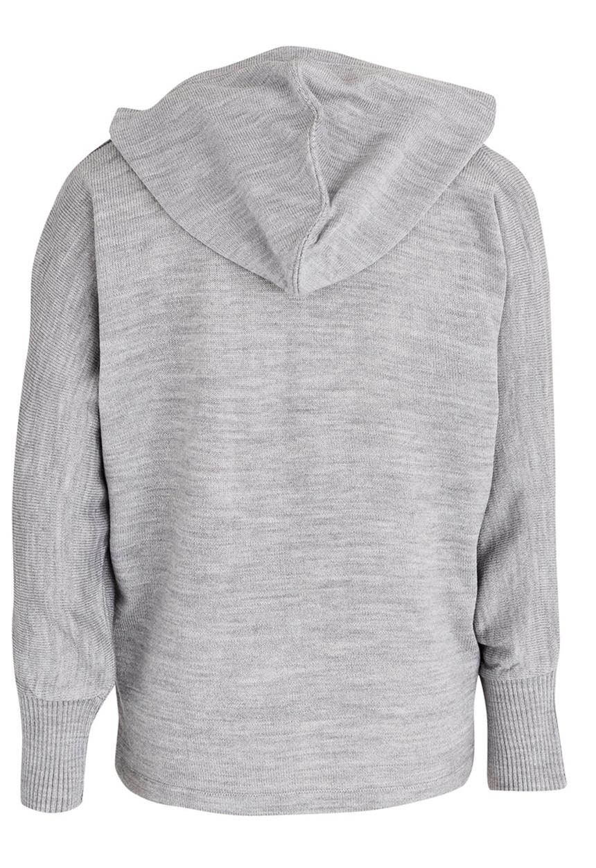 Rebel Republic - Hooded Cardi Grey Melange