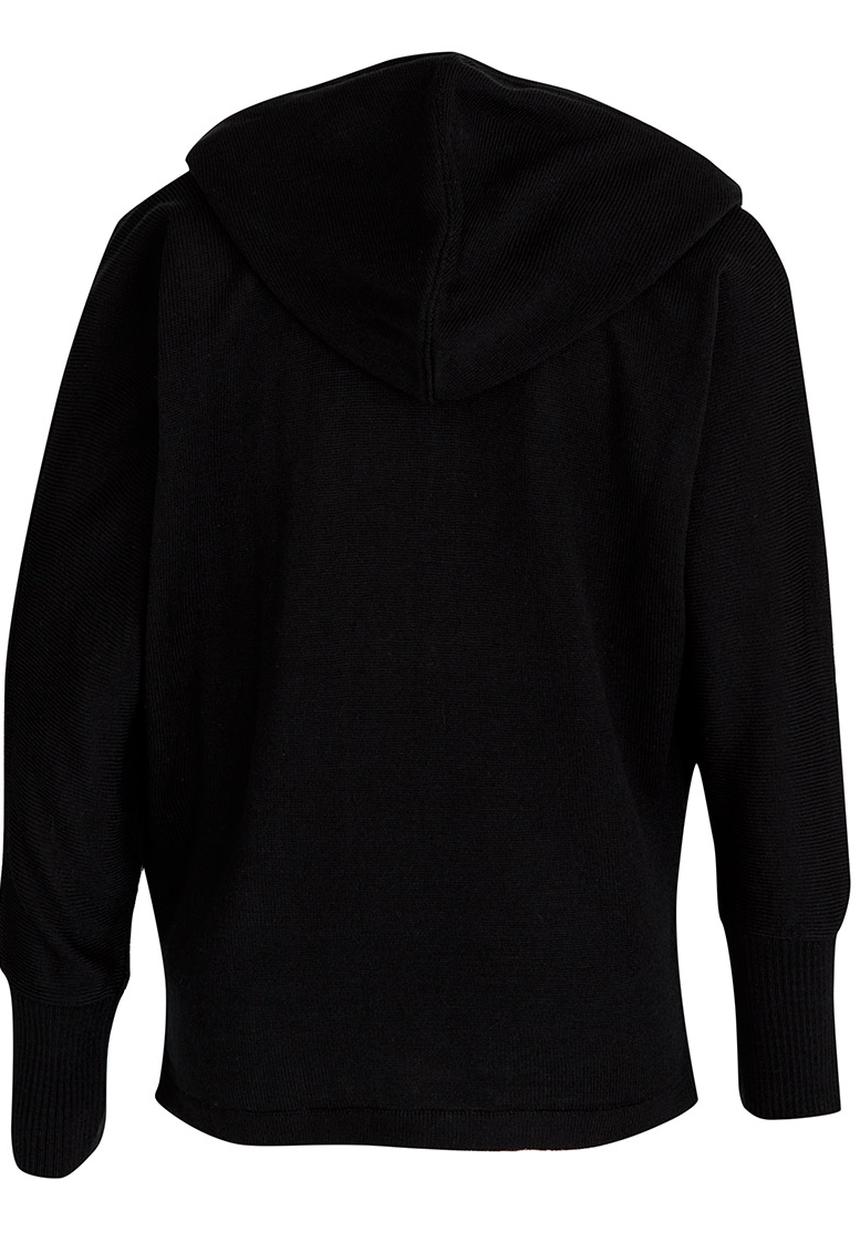 Rebel Republic - Hooded Cardi Black