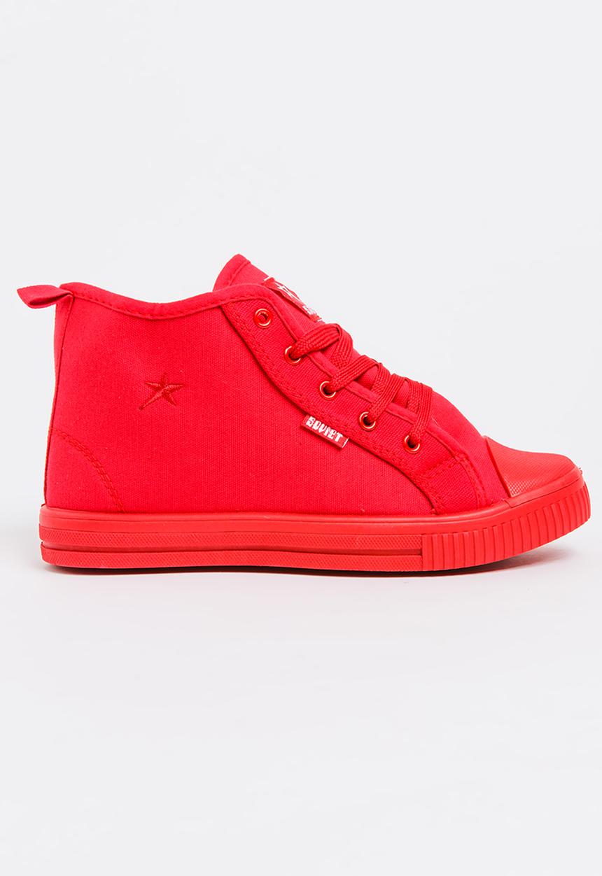 SOVIET - Rio HI Sneaker Red