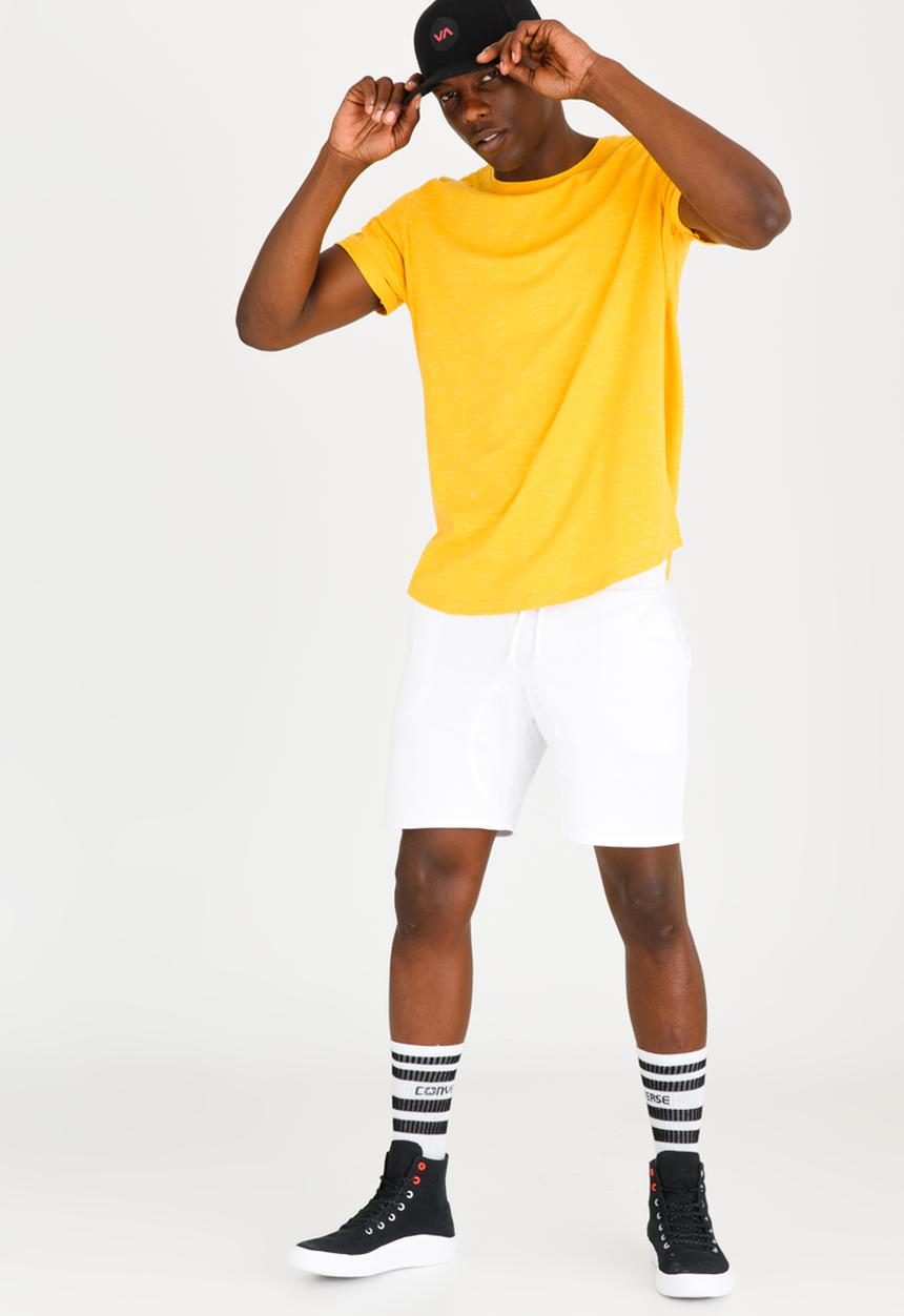 Unruly - Longer Length Tee Slub Yellow