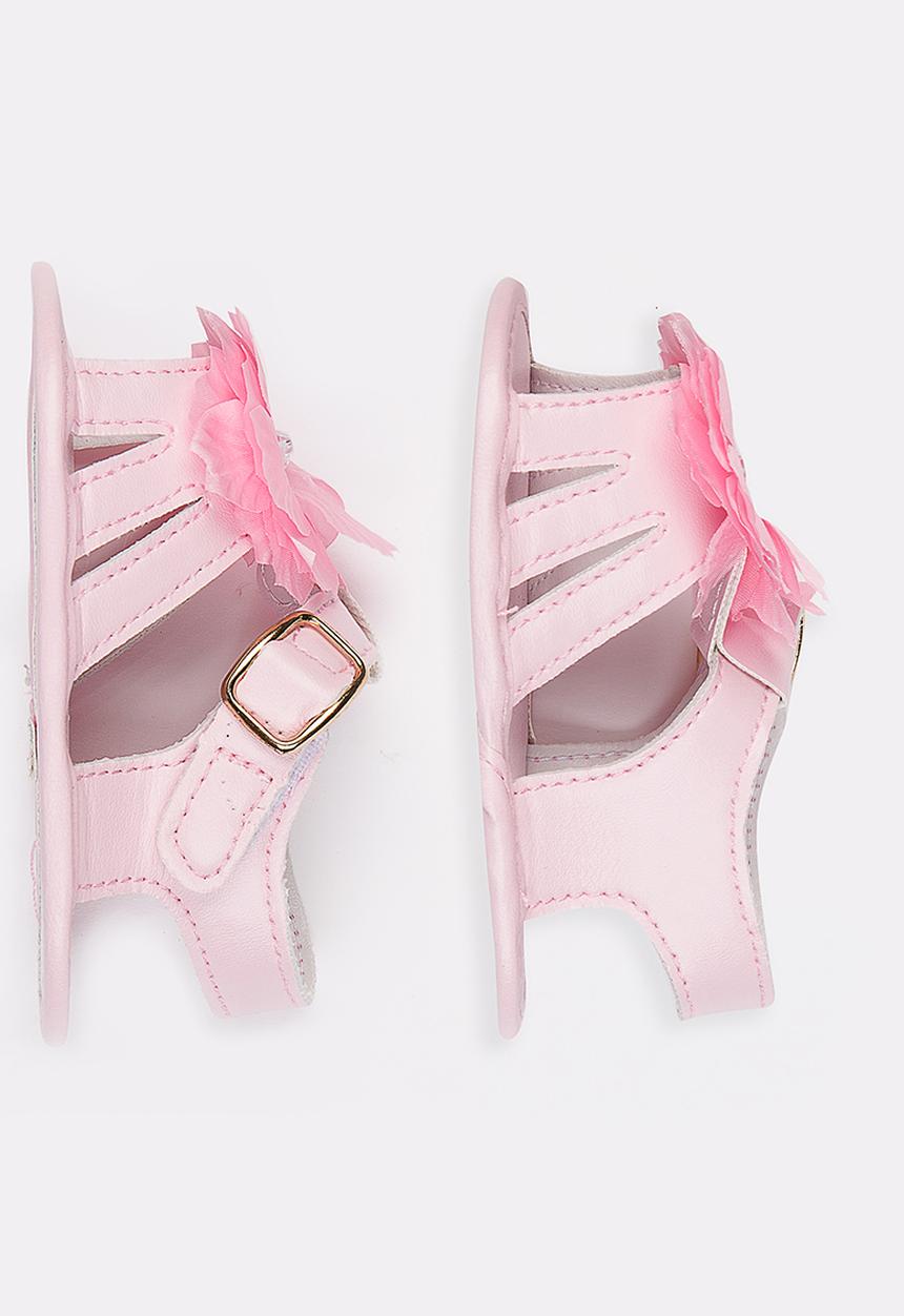 Pop Candy - Flower Sandals Pale Pink