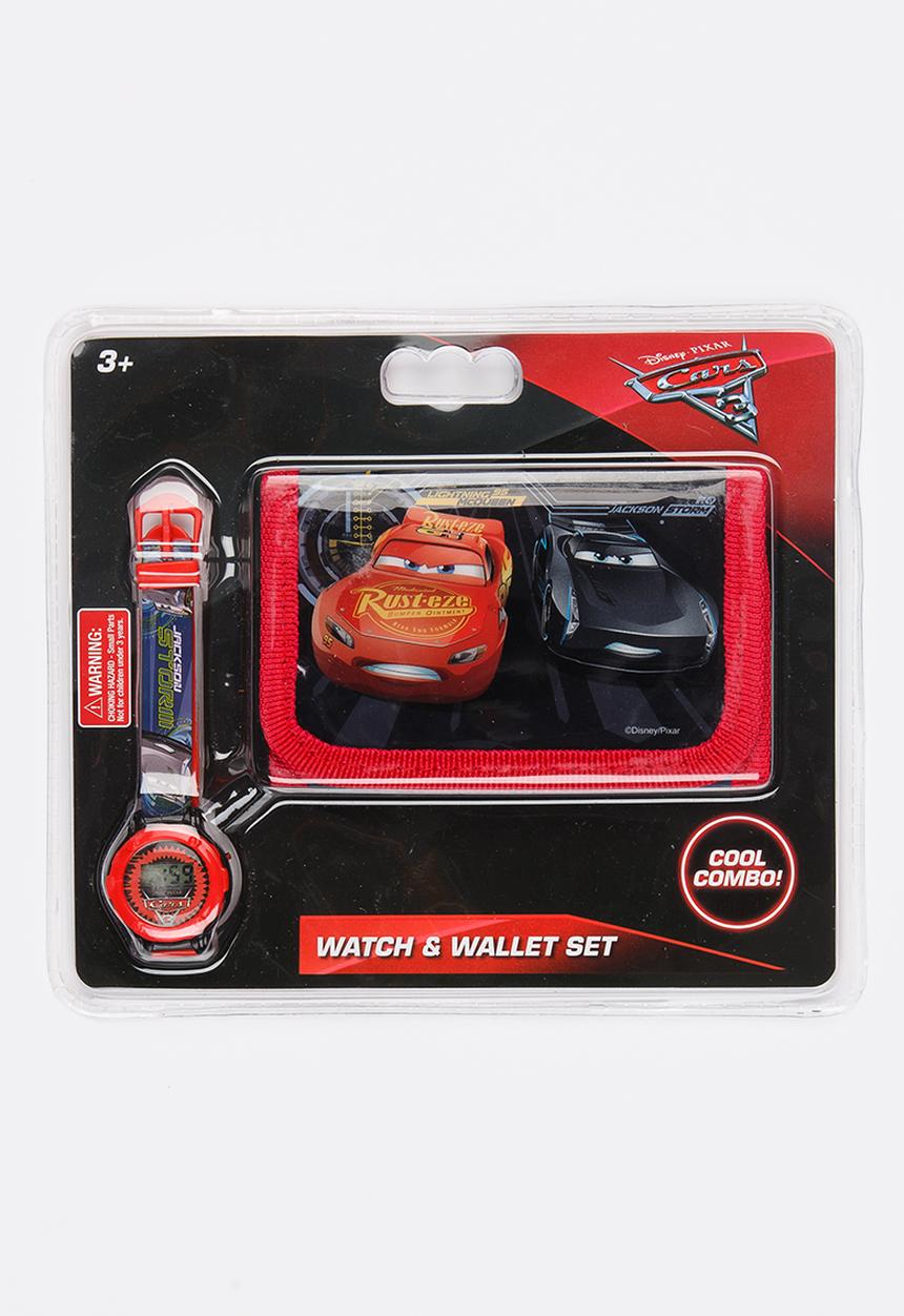 Character Fashion - Cars Watch & Wallet Set Red