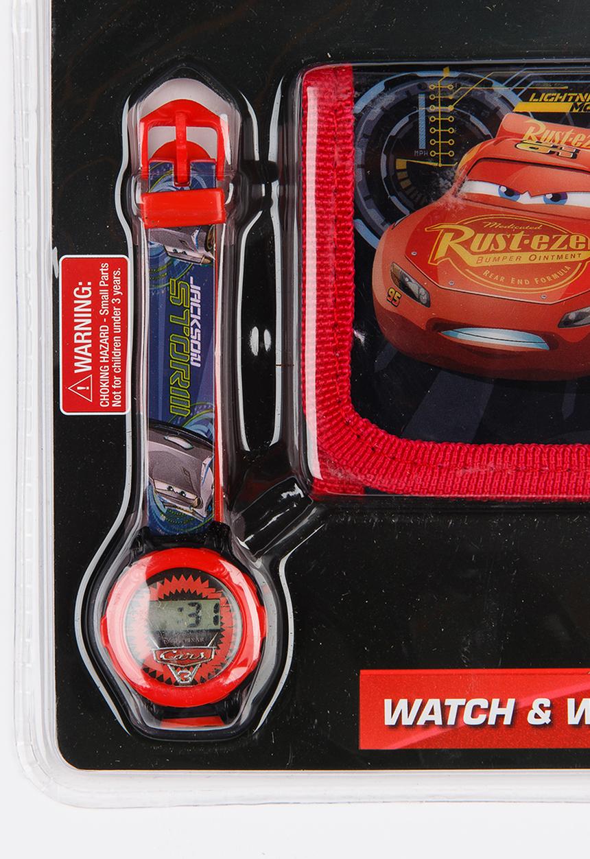 Character Fashion - Cars Watch & Wallet Set Red