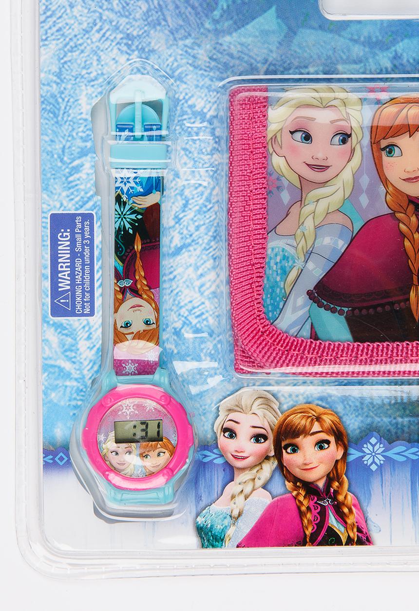 Character Fashion - Frozen Watch & Wallet Set Multi-colour