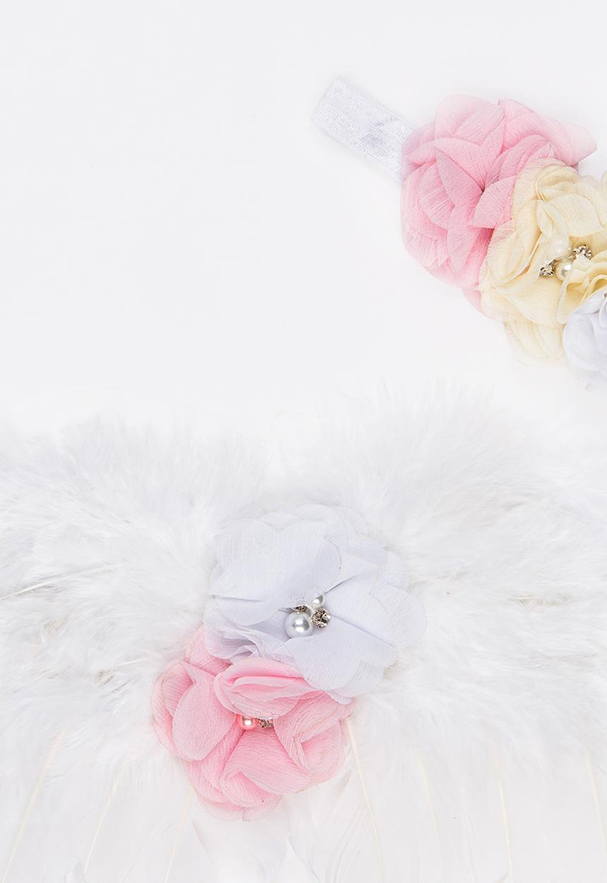 Pop Candy - Angel Wings and Headband Set White