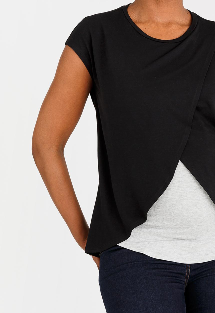 Cherry Melon - Overlay Feeding Top Black