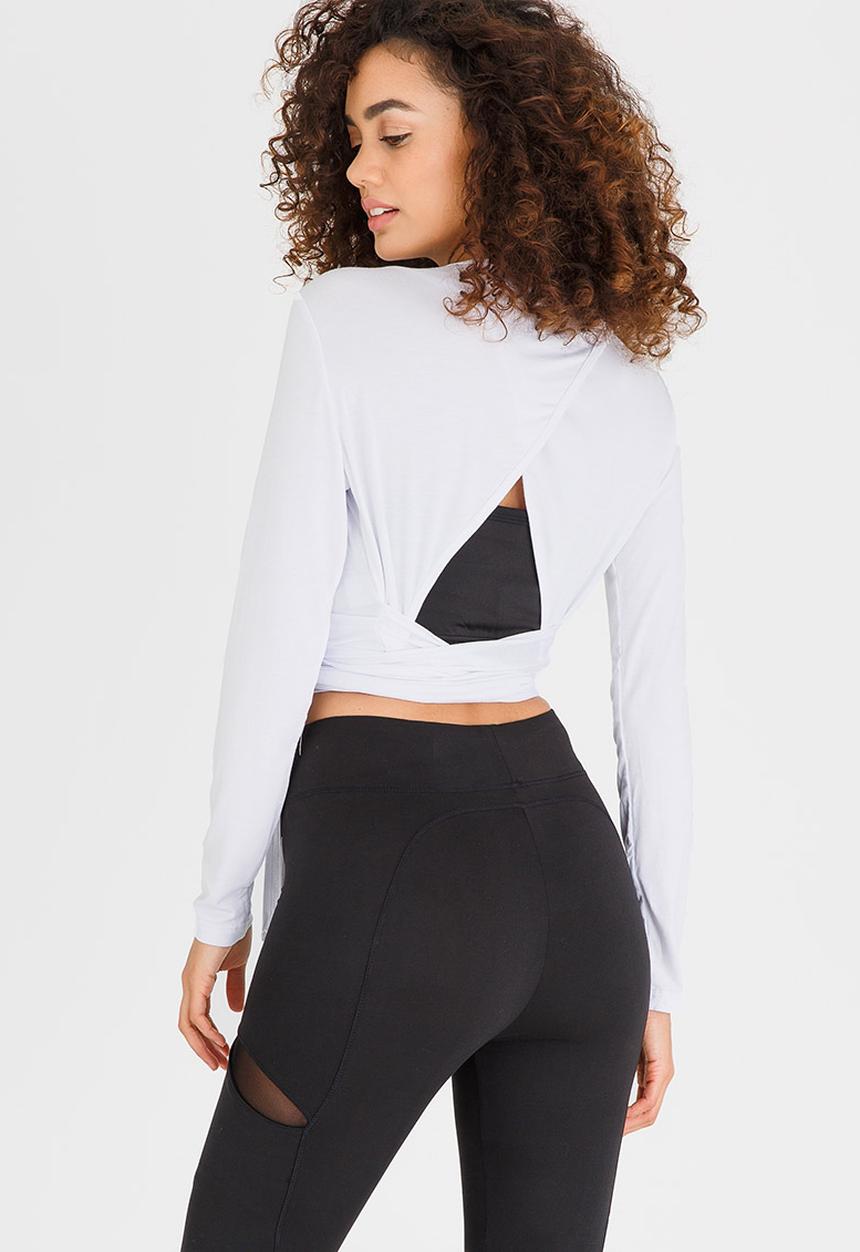 Lithe - Ballet Inspired Top White