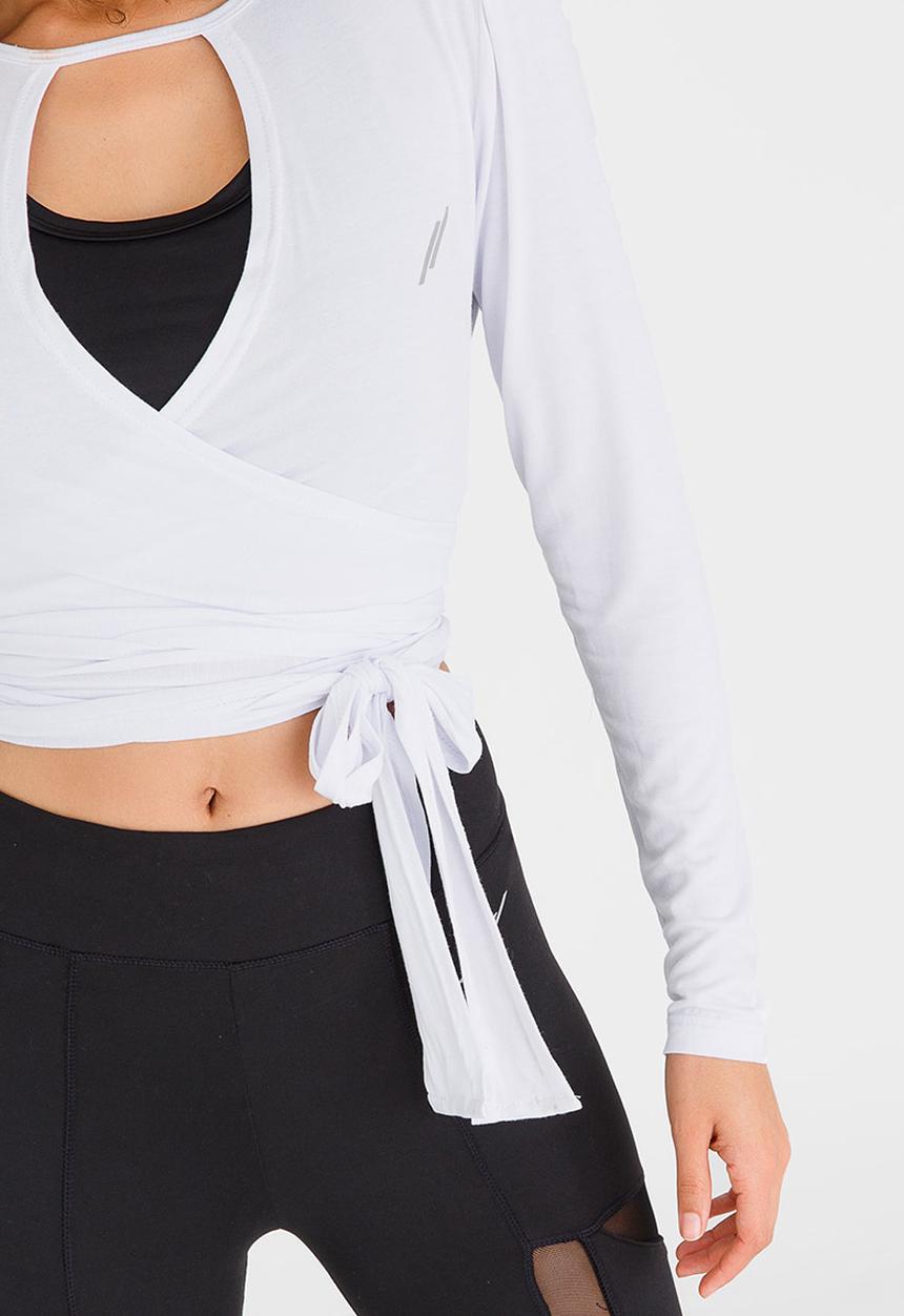 Lithe - Ballet Inspired Top White