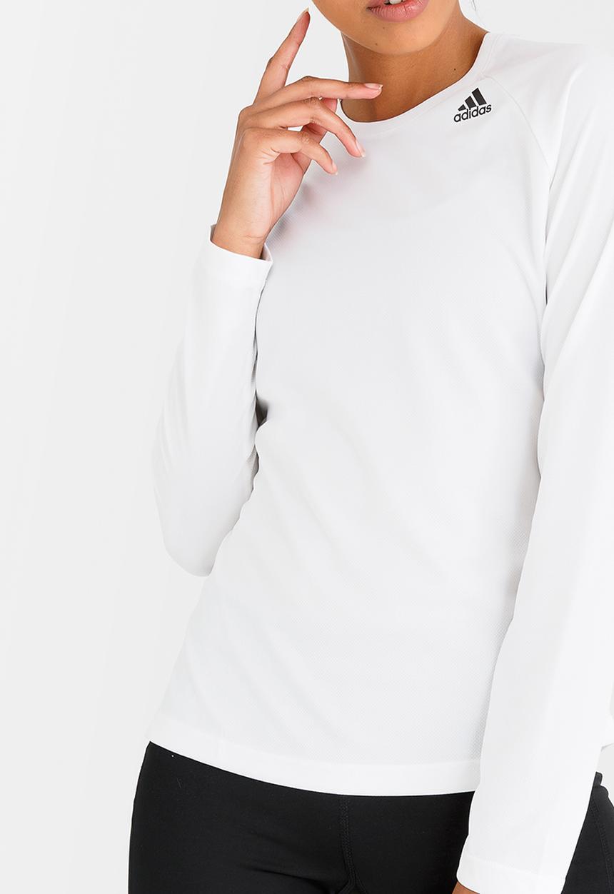 adidas Performance - D2M Longsleeve Tee White