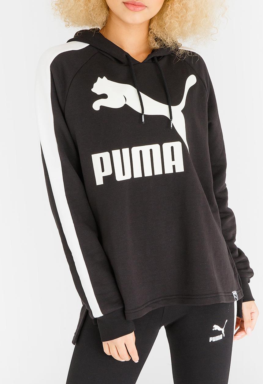 PUMA - Active Logo T7 Hoody Black