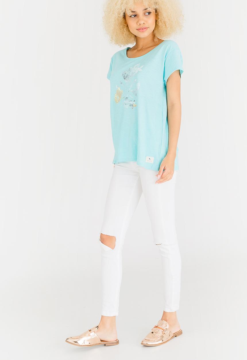 Lizzy - Tali Ladies Basic Tee Pale Blue