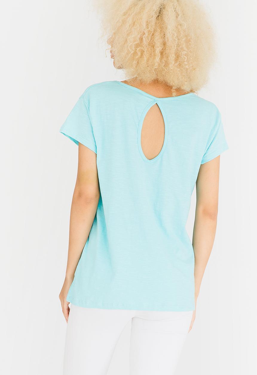 Lizzy - Tali Ladies Basic Tee Pale Blue