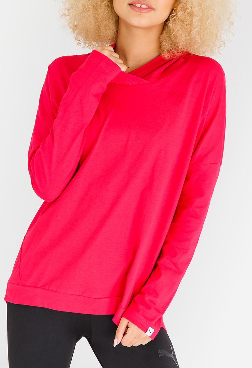 PUMA - ESS Hooded Cover Up Dark Pink