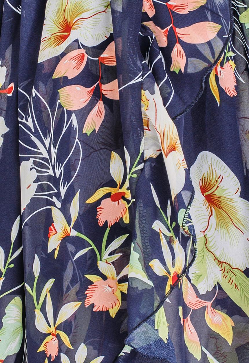 Pop Candy - Floral Print Dress Multi-colour