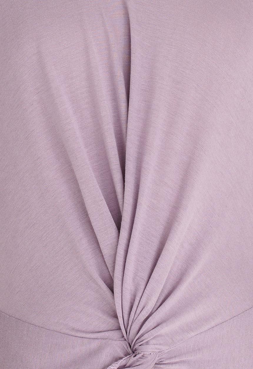 Rebel Republic - Front Knot Top Mid Purple
