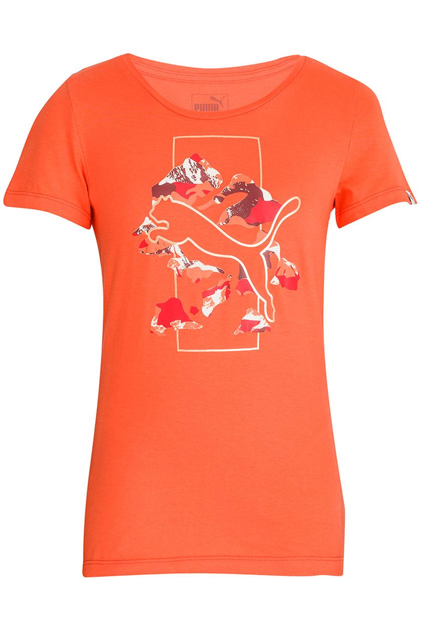 PUMA - Style Graphic Tee Coral