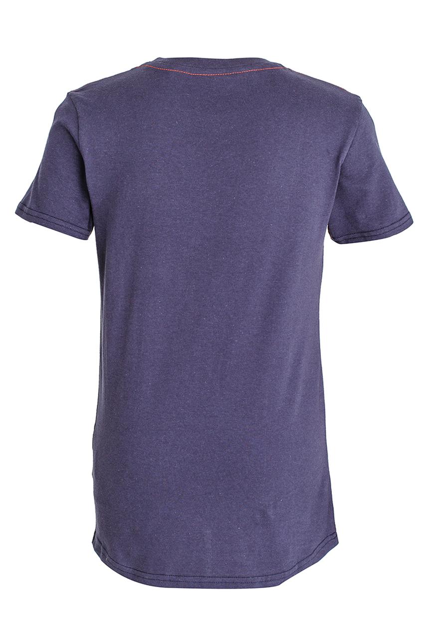 GUESS - S/S Running Letter Tee Blue