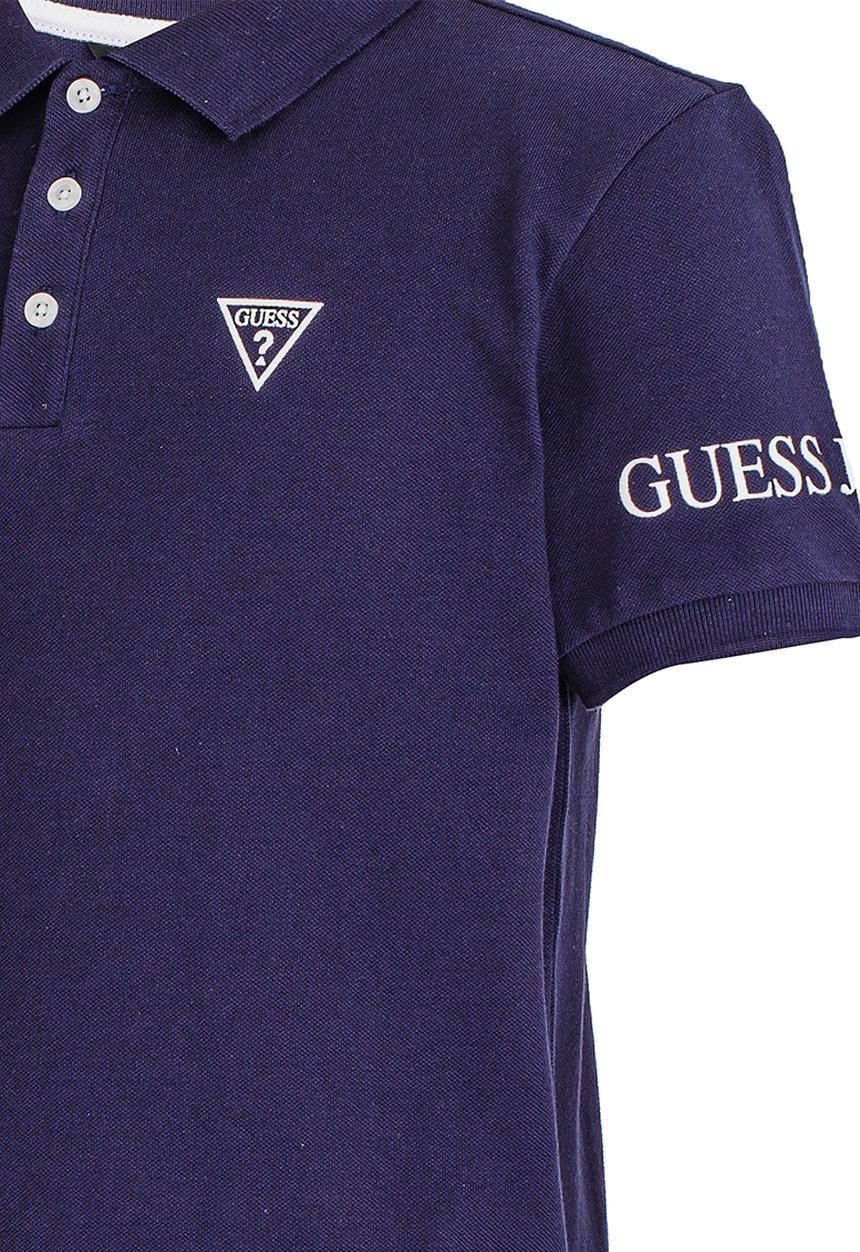 GUESS - S/S Basic Polo Blue