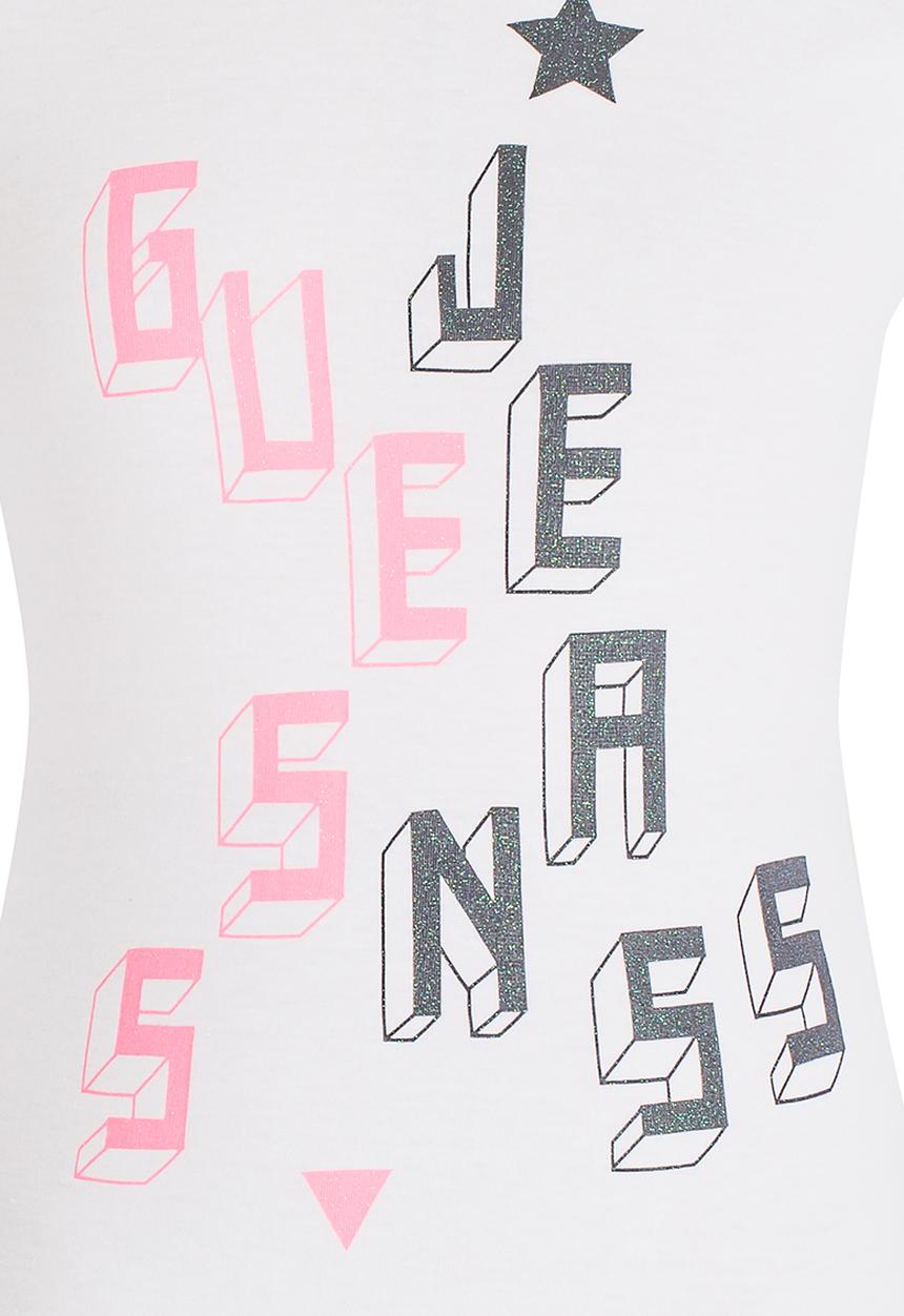 GUESS - L/S Guess Jeans Tee White