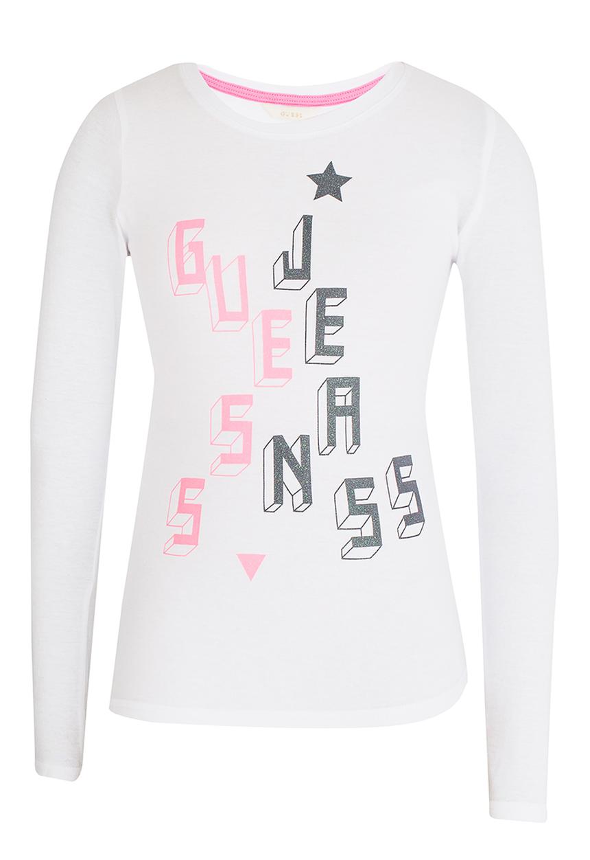 GUESS - L/S Guess Jeans Tee White