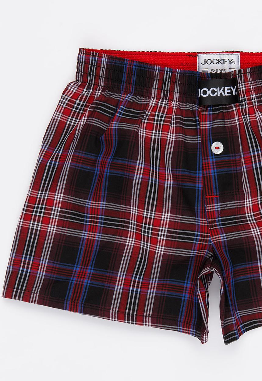 Jockey - 1 PK Boys Woven Boxer Multi-colour