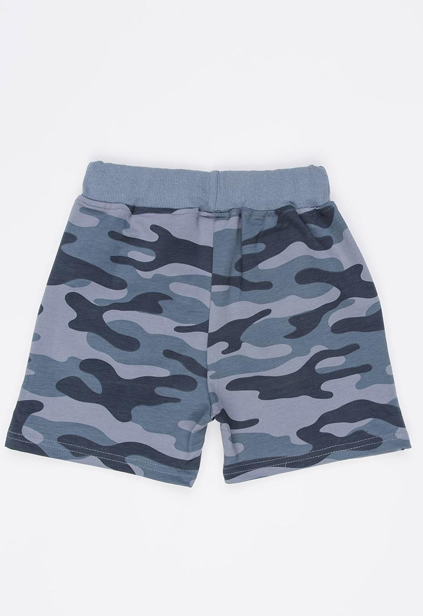 Pop Candy - Camo Printed Shorts Grey