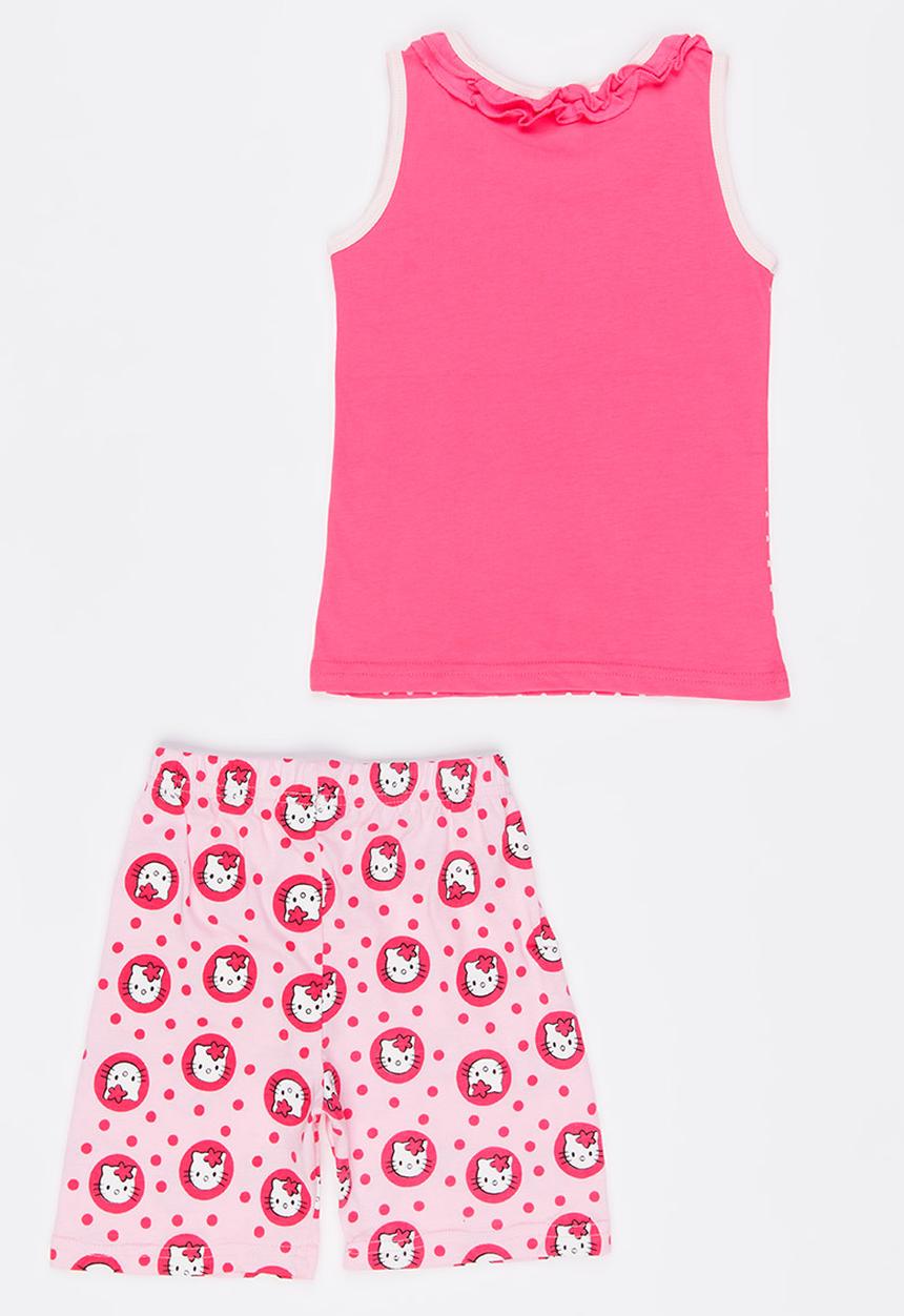 Pop Candy - Printed PJ Set Mid Pink