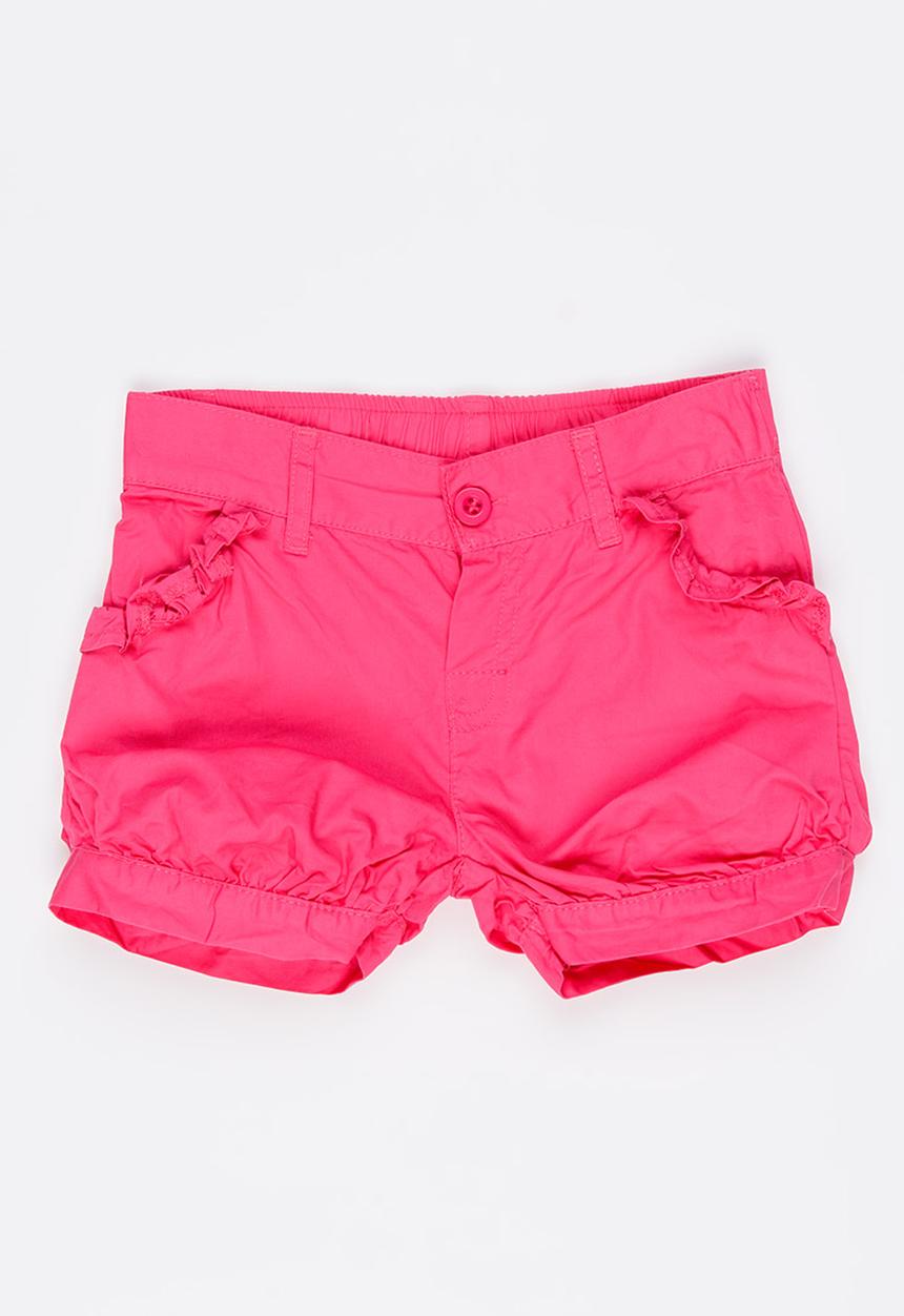 Pop Candy - Frill Detail Shorts Mid Pink
