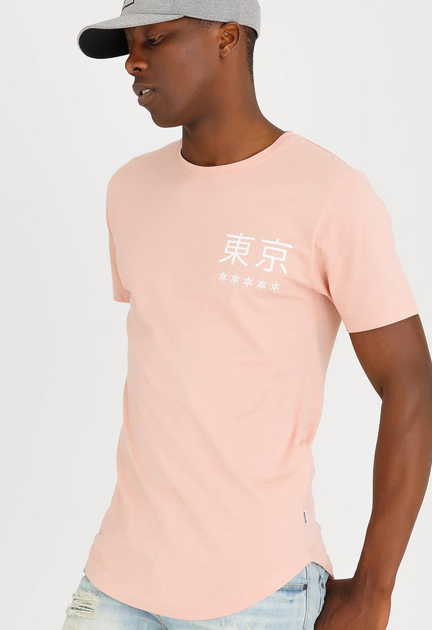 Only & Sons - Bruce Longy O-Neck Tee Pale Pink