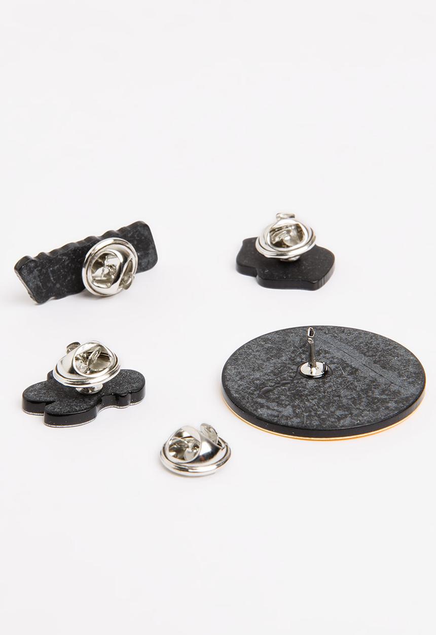Pop Candy - Cool Girl Brooches Multi-colour