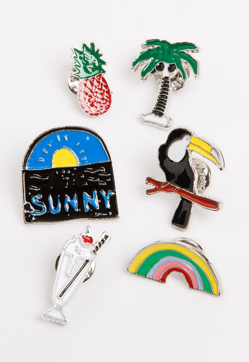 Pop Candy - Cool Girl Brooches Multi-colour